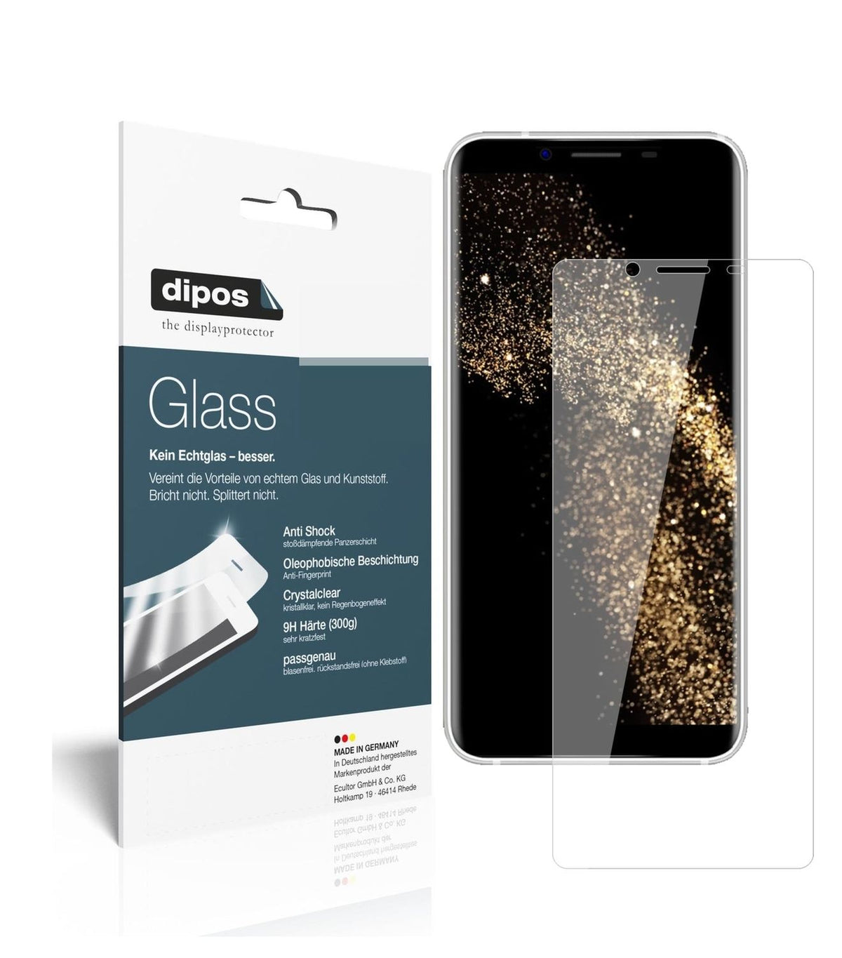 1x 9H Schutzfolie für HOMTOM S8 Panzerfolie