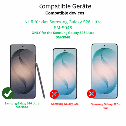 4x Schutzfolie klar für Samsung Galaxy S26 Ultra Display-Schutzfolie
