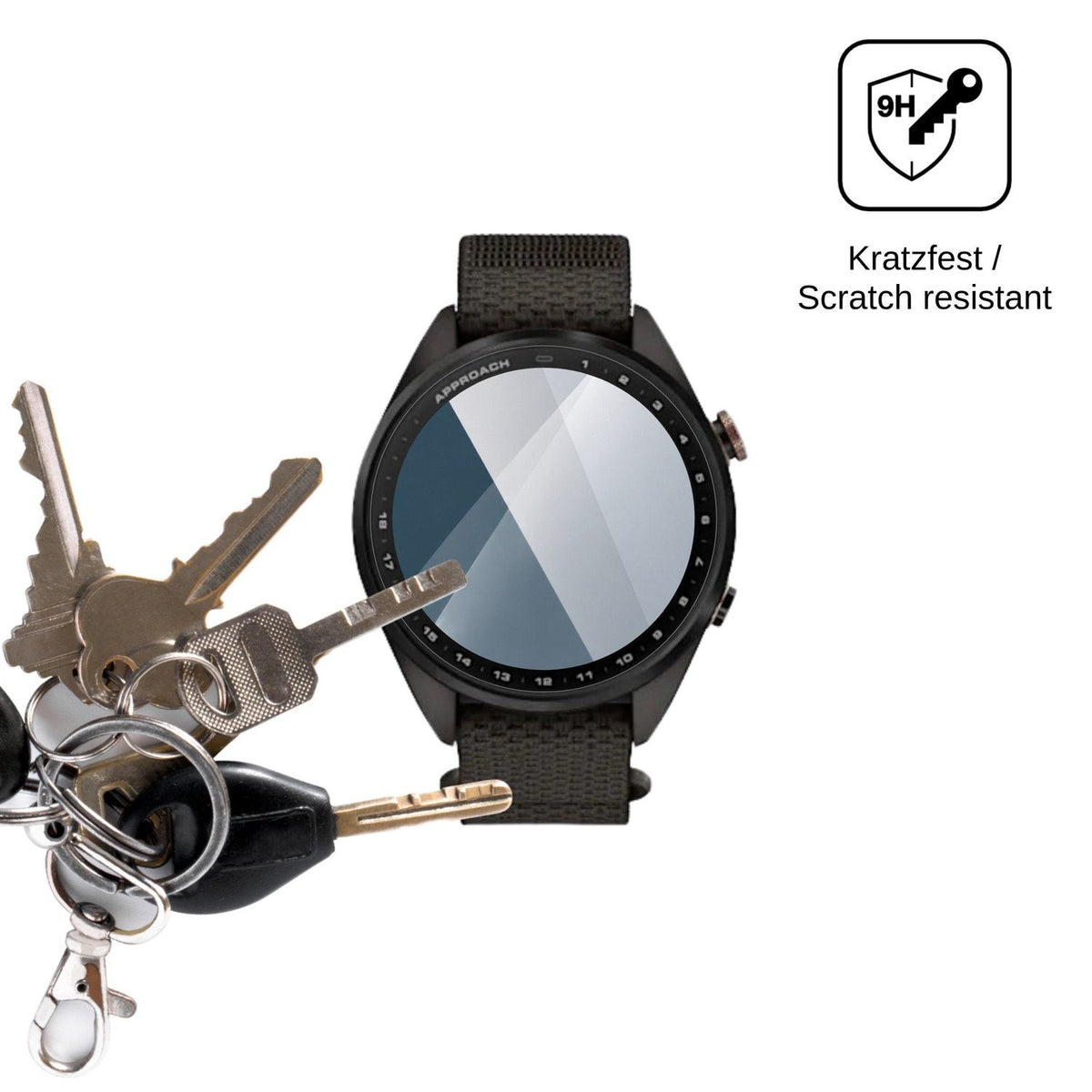 2x 9H Schutzfolie für Garmin Approach S72 Panzerfolie