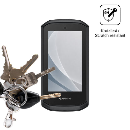 2x 9H Schutzfolie matt für Garmin Edge Explore 3 Plus Panzerfolie