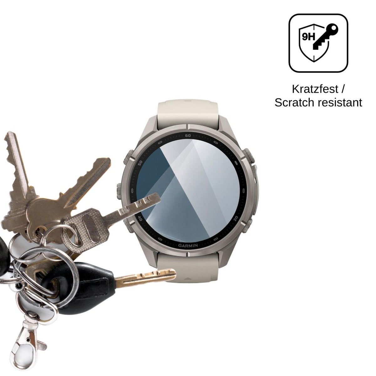 2x 9H Schutzfolie für Garmin Fenix 9 Pro Panzerfolie