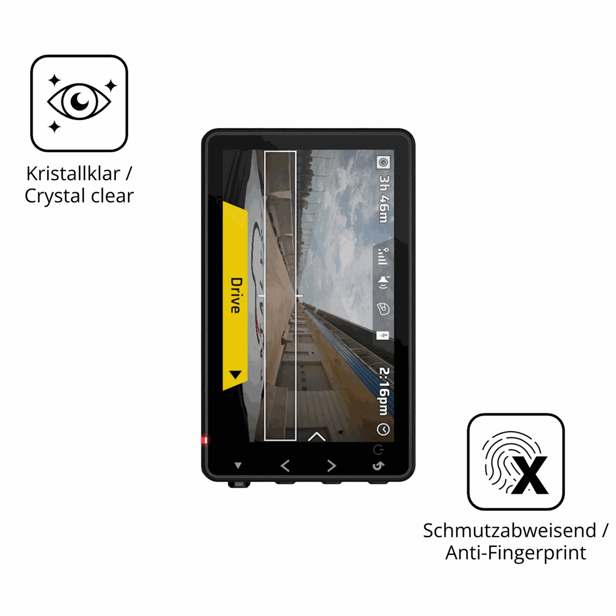 2x 9H Schutzfolie für Garmin Catalyst 2 Panzerfolie