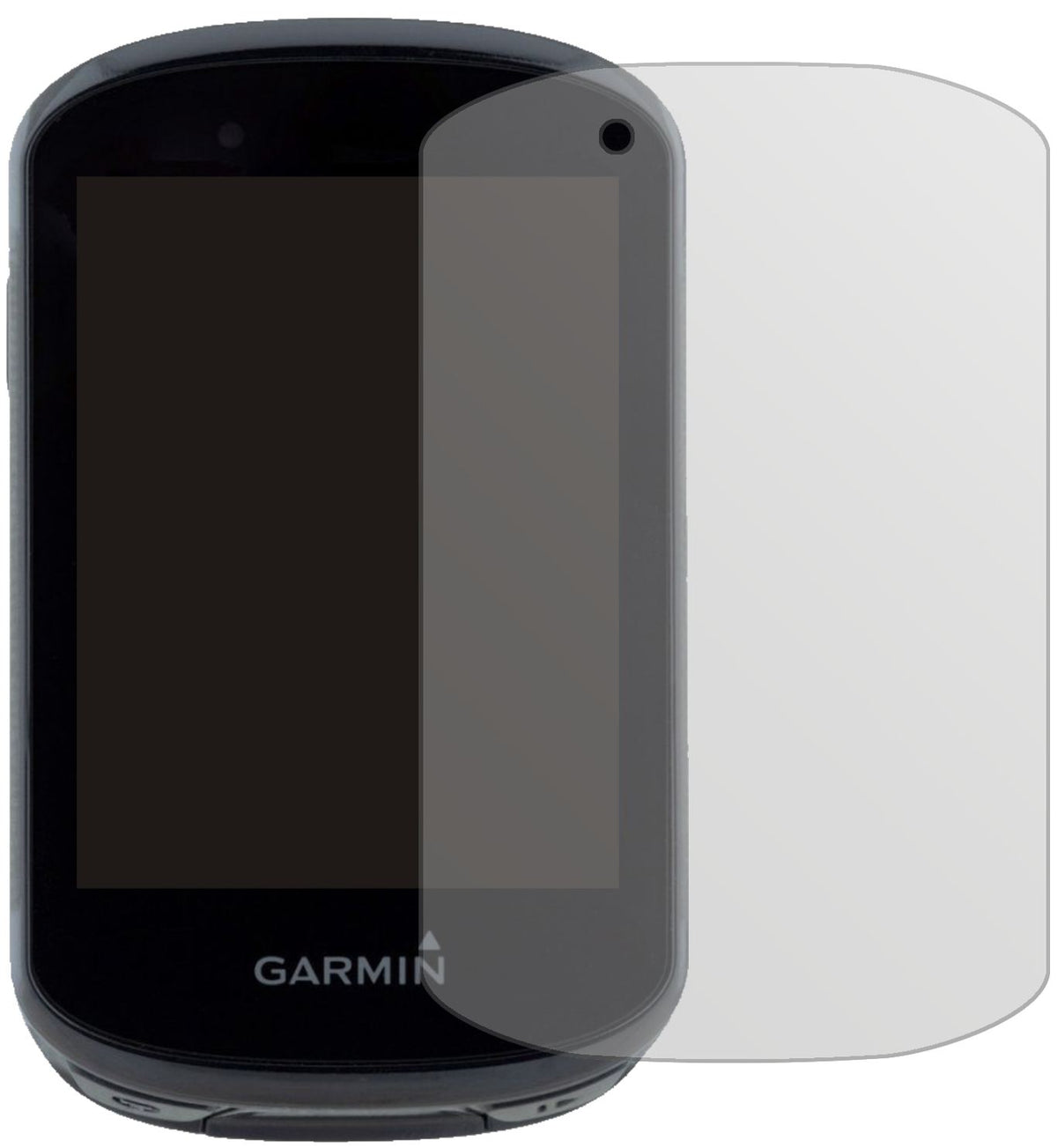 GarminEdge 830 mit aufgebrachter dipos Displayschutzfolie, die lästige Fingerabdrücke minimiert
