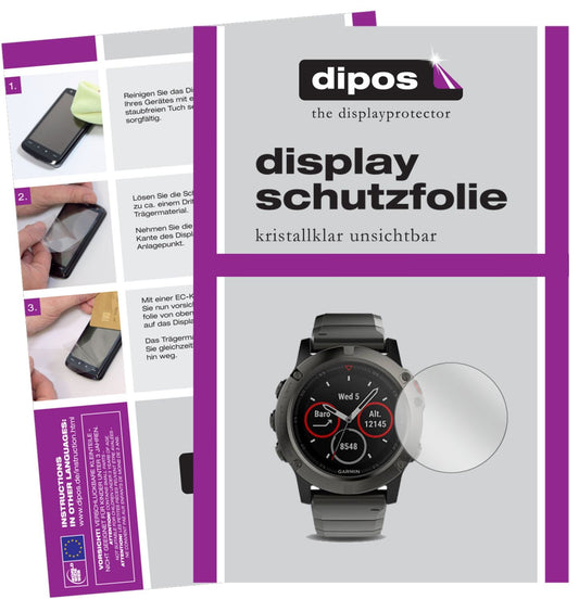 Perfekte Passform und ultimative Qualität: Unser 9H Panzerglas bietet Schutz für Garmin-Fenix 5X
