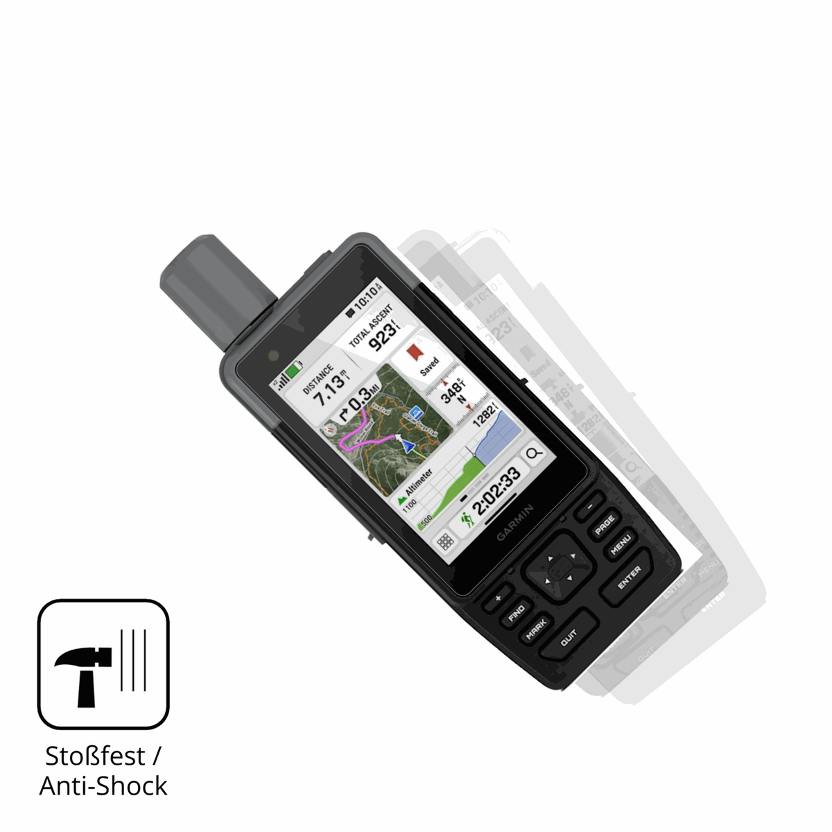 2x 9H Schutzfolie für Garmin GPSMAP H1 Panzerfolie