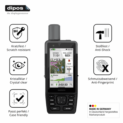2x 9H Schutzfolie für Garmin GPSMAP H1 Panzerfolie