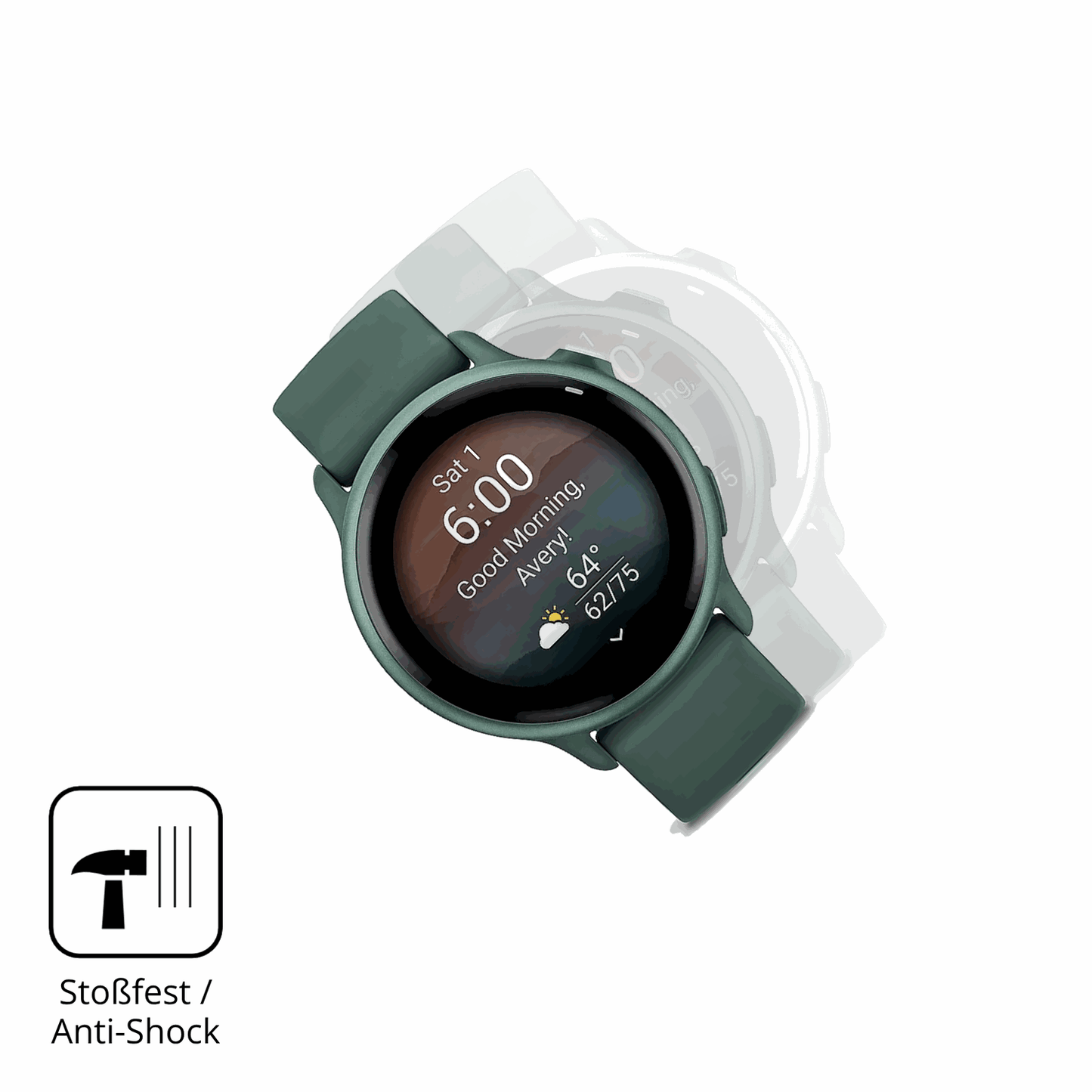 Schutz gegen Kratzer auf dem Garmin vivoactive 6 Glas durch Schlüssel oder Ähnliches