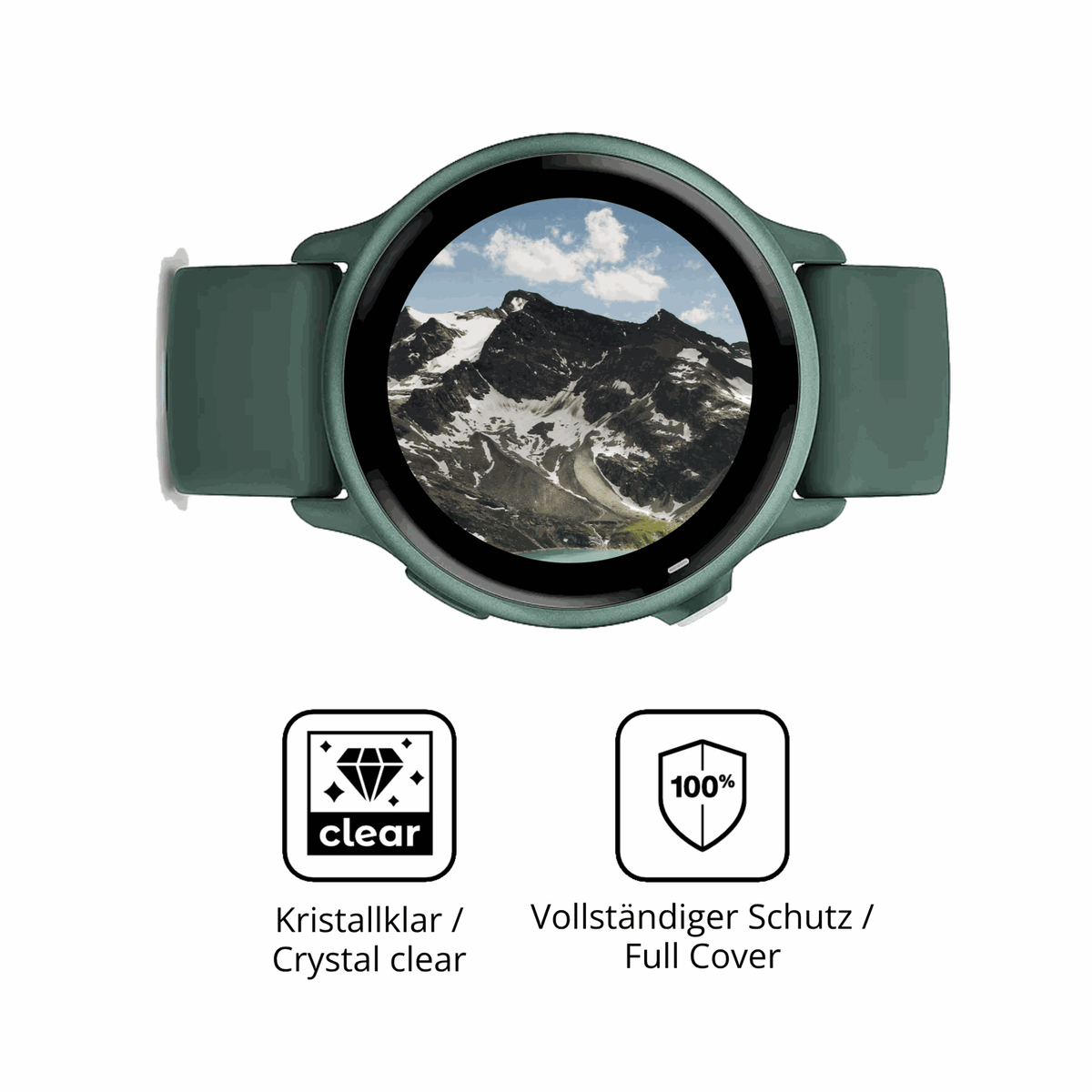 Dünne und klare Folie passend zugeschnitten für Garmin vivoactive 6