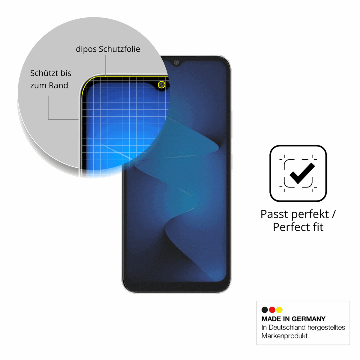 Schutz gegen Kratzer auf dem General Mobile Era 30 Pro Glas durch Schlüssel oder Ähnliches