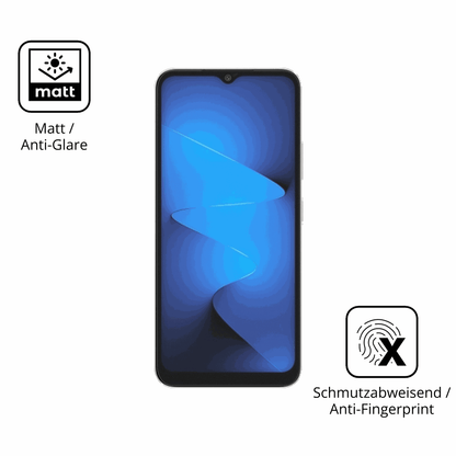 9H Hartbeschichtete, flexible Folie passend zugeschnitten für General Mobile Era 30 Pro