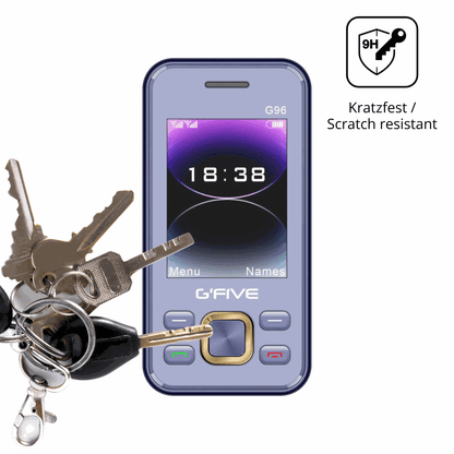 dipos Displayschutz für GFive G96, mattierte Oberfläche, robuste Festigkeit und perfekte Passform