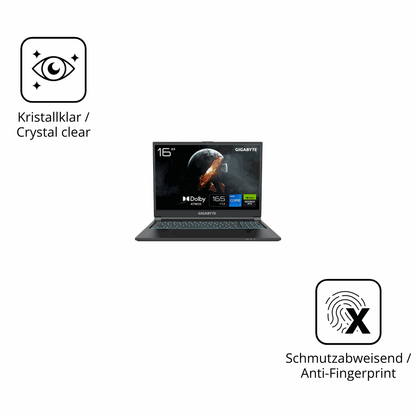 Flexible TPU-Folie passend zugeschnitten für Gigabyte G6 2023, vollständige Abdeckung