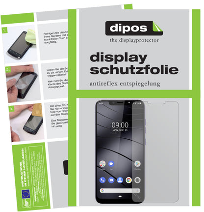 Matte Displayschutzfolie von dipos passend für Gigaset GS195 LS, präziser Zuschnitt und blasenfrei montiert