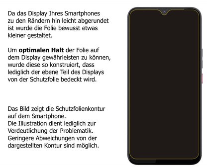 1x Schutzfolie matt für Gigaset GS5 Display-Schutzfolie
