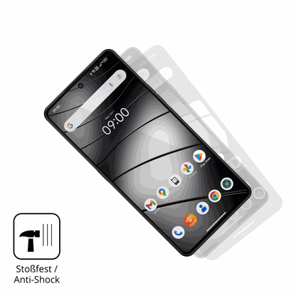 Schutz gegen Kratzer auf dem Gigaset GS6 Pro Glas durch Schlüssel, Stöße gegen die Tischkante oder Stürze
