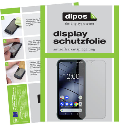 Matte Displayschutzfolie von dipos passend für Gigaset GX290, präziser Zuschnitt und blasenfrei montiert