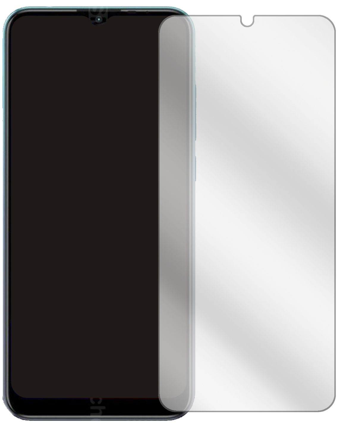 GioneeS12 Lite mit aufgebrachter dipos Displayschutzfolie, glasklare Darstellung ohne Einschränkungen