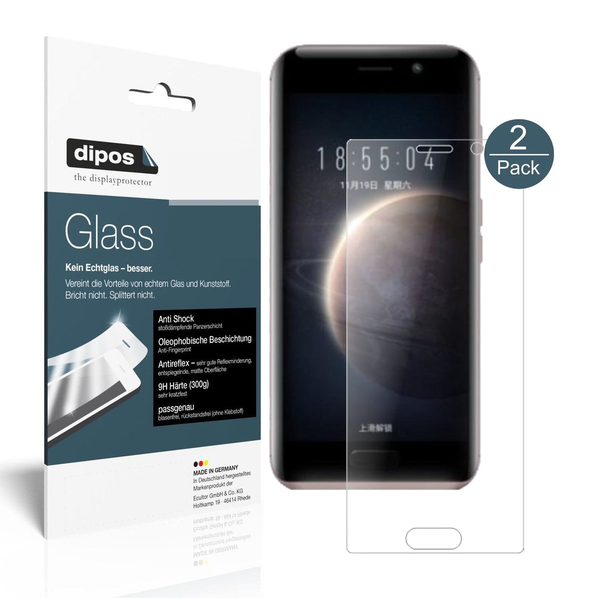 1x 9H Schutzfolie matt für Huawei Honor Magic Panzerfolie