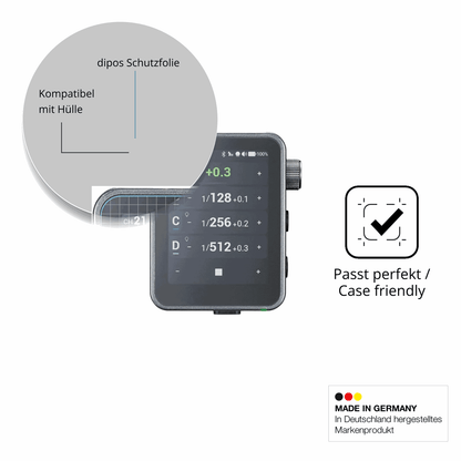 Schutzfolie mit optimaler Passform, zur Verwendung mit Hüllen geeignet