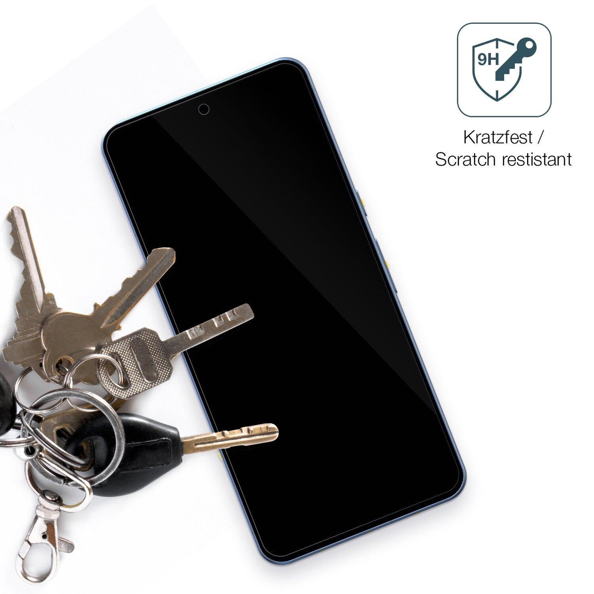 dipos Displayschutz für Google Pixel 8, transparente Oberfläche, perfekte Passform auch für die Rundungen