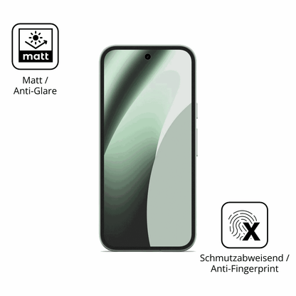 Dünne und entspiegelnde Folie passend zugeschnitten für Google Pixel 10a