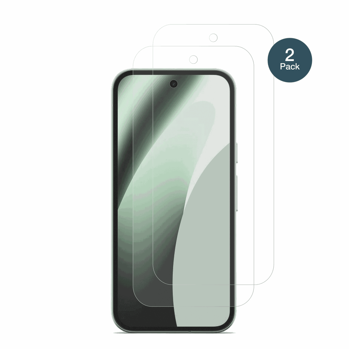 GooglePixel 10a mit aufgebrachter dipos Panzerfolie, die lästige Fingerabdrücke minimiert