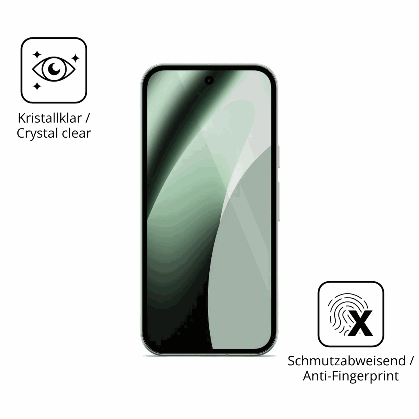 Flexible TPU-Folie passend zugeschnitten für Google Pixel 10a, vollständige Abdeckung