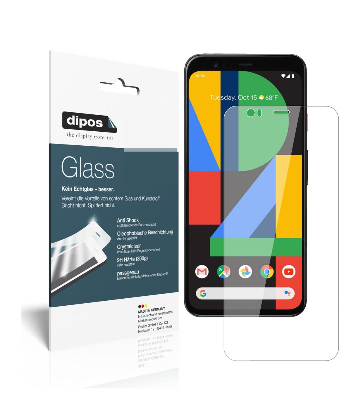 Perfekte Passform und ultimative Qualität: Unser 9H Panzerglas bietet Schutz für Google-Pixel 4