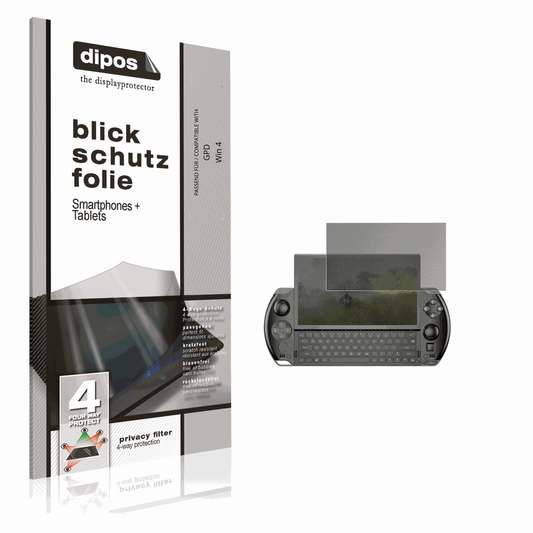 Blickschutzfolie für GPD Win 4 matt Schutzfolie Privacy