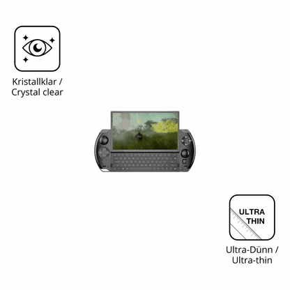 2x Schutzfolie klar für GPD Win 4 Display-Schutzfolie