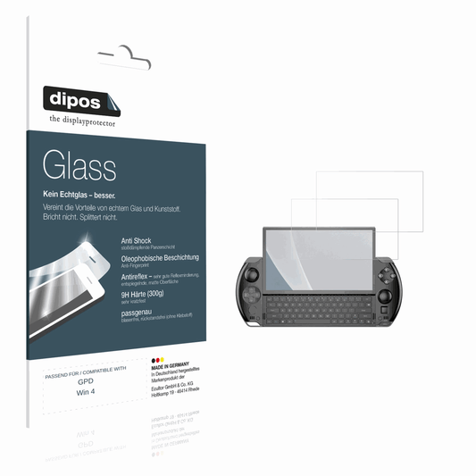 2x 9H Schutzfolie matt für GPD Win 4 Panzerfolie