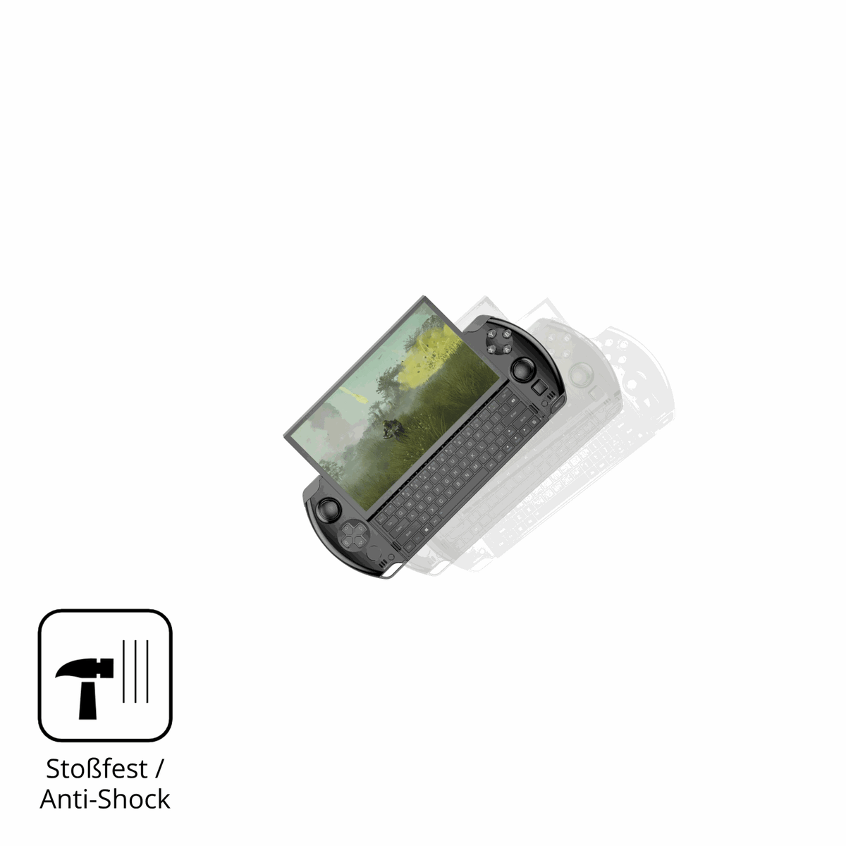 2x 9H Schutzfolie matt für GPD Win 4 Panzerfolie