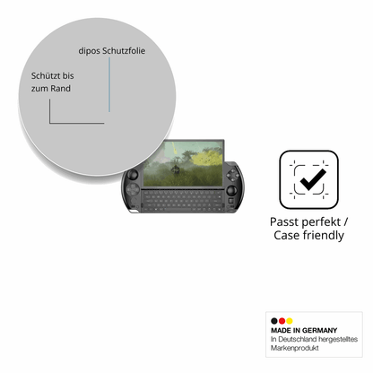 2x 9H Schutzfolie matt für GPD Win 4 Panzerfolie