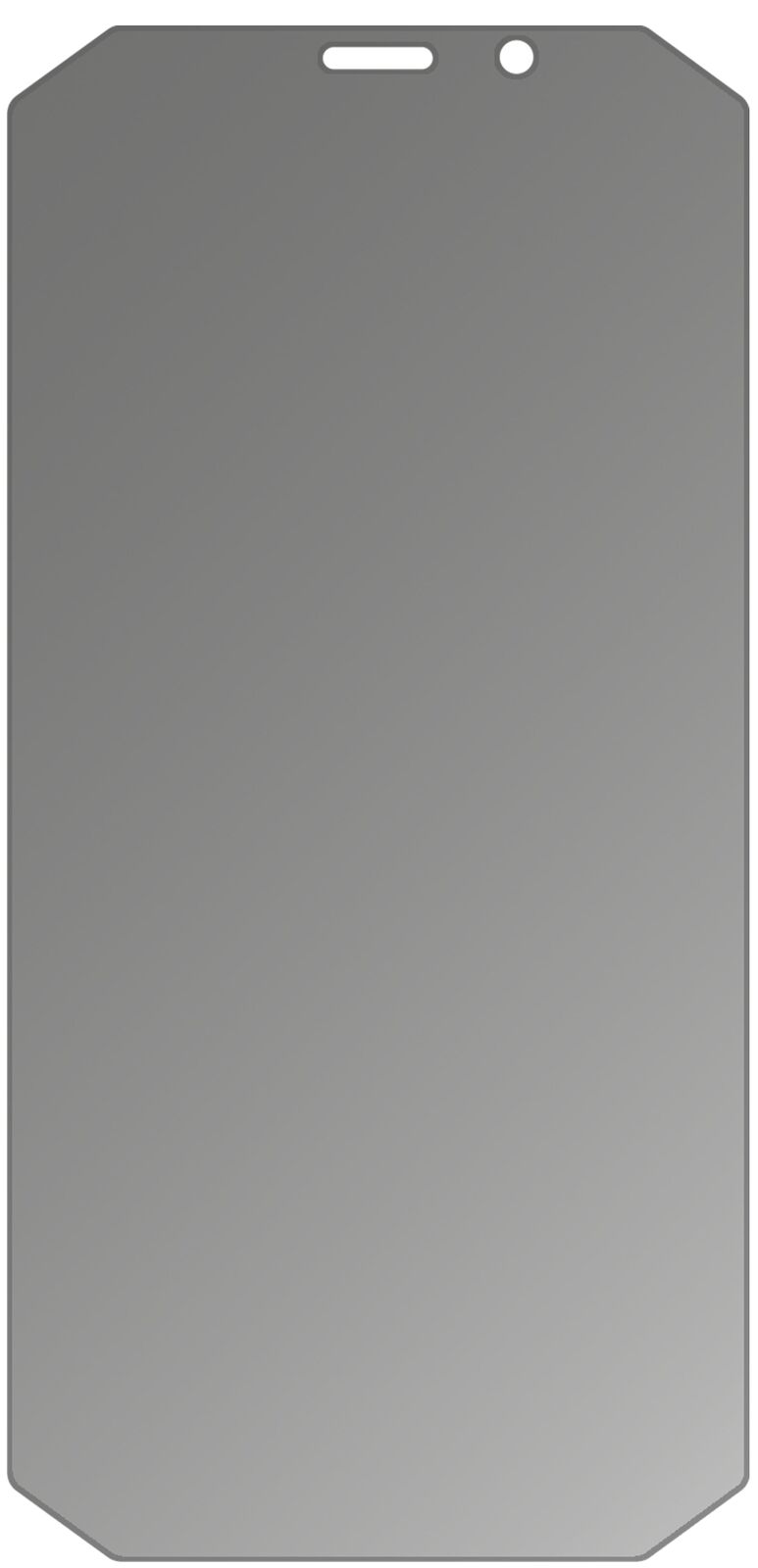 dipos Displayschutz für Guophone XP9800, mattierte Oberfläche, Blickschutzfilter und perfekter Passform