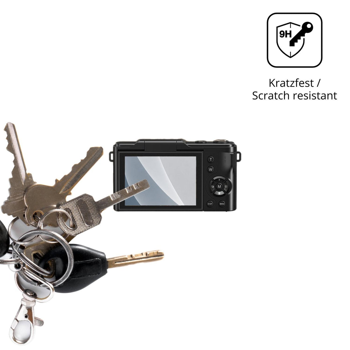 dipos Displayschutz für HAMBEA DC60, mattierte Oberfläche, robuste Festigkeit und perfekte Passform