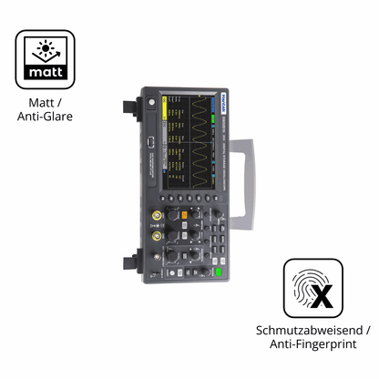Dünne und entspiegelnde Folie passend zugeschnitten für Hantek DSO2D15 Oscilloscope