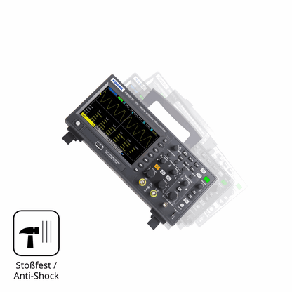 Schutz gegen Kratzer auf dem Hantek DSO2D15 Oscilloscope Glas durch Schlüssel, Stöße gegen die Tischkante oder Stürze