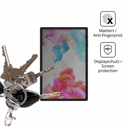 dipos Displayschutz für Headwolf HPad 6, mattierte Oberfläche, Blickschutzfilter und perfekter Passform