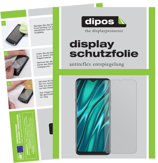 Matte Displayschutzfolie von dipos passend für HiSense King Kong 6, präziser Zuschnitt und blasenfrei montiert