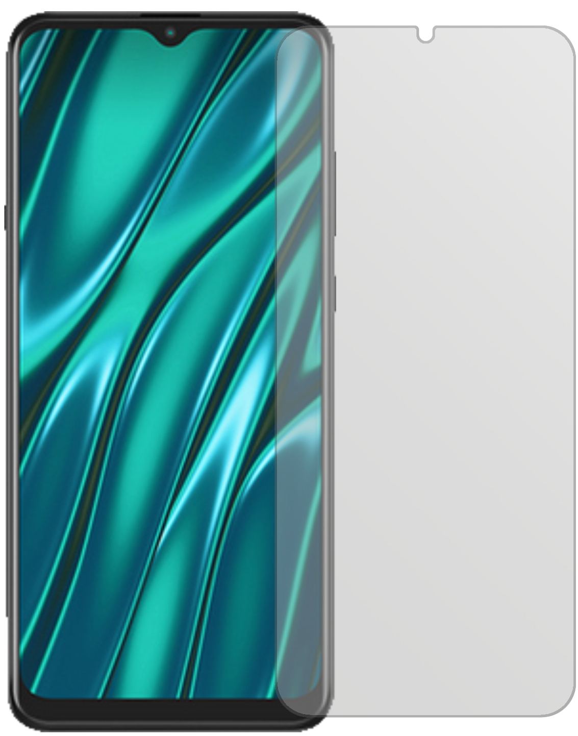 HiSenseKing Kong 6 mit aufgebrachter dipos Displayschutzfolie, die lästige Fingerabdrücke minimiert