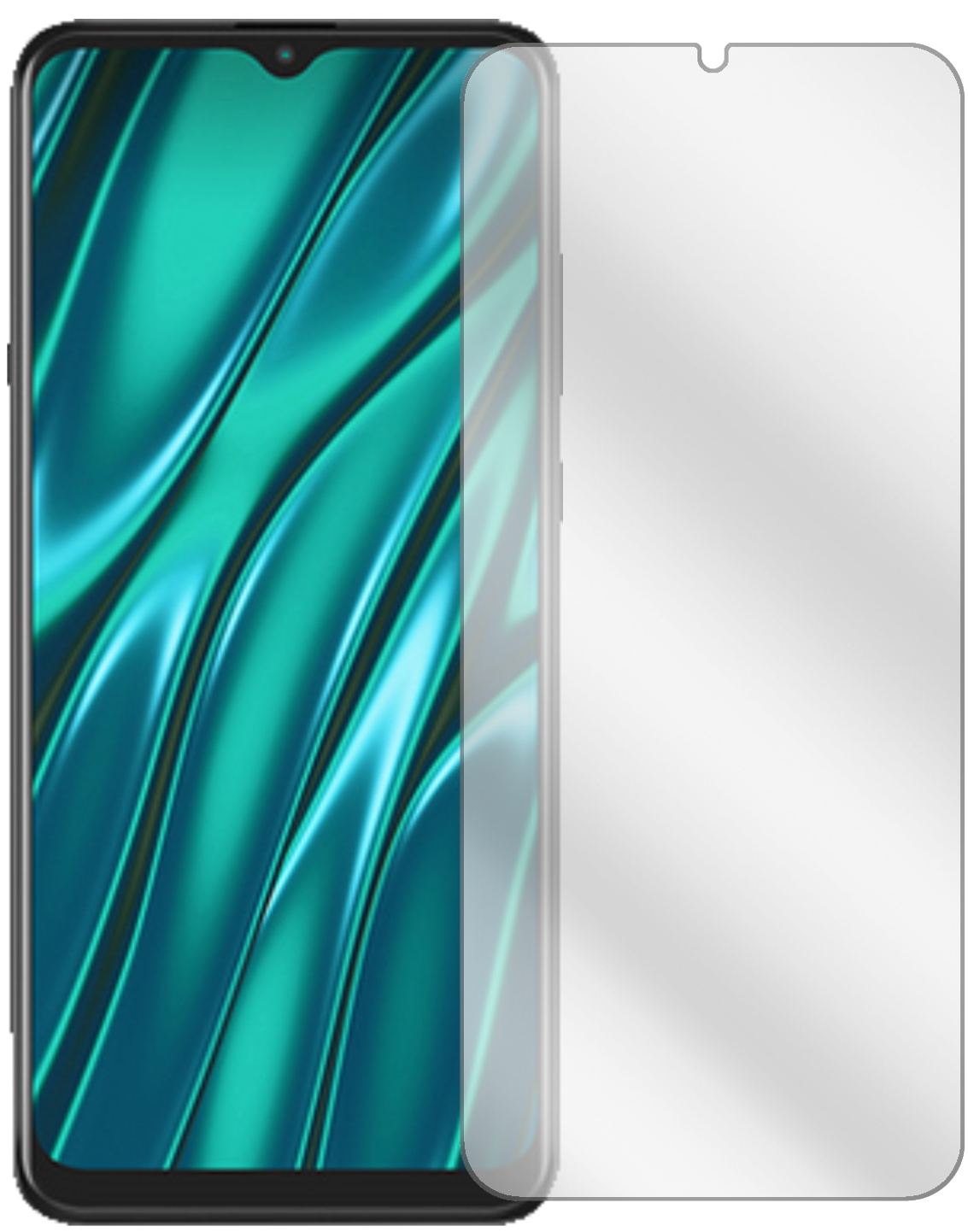 HiSenseKing Kong 6 mit aufgebrachter dipos Displayschutzfolie, glasklare Darstellung ohne Einschränkungen