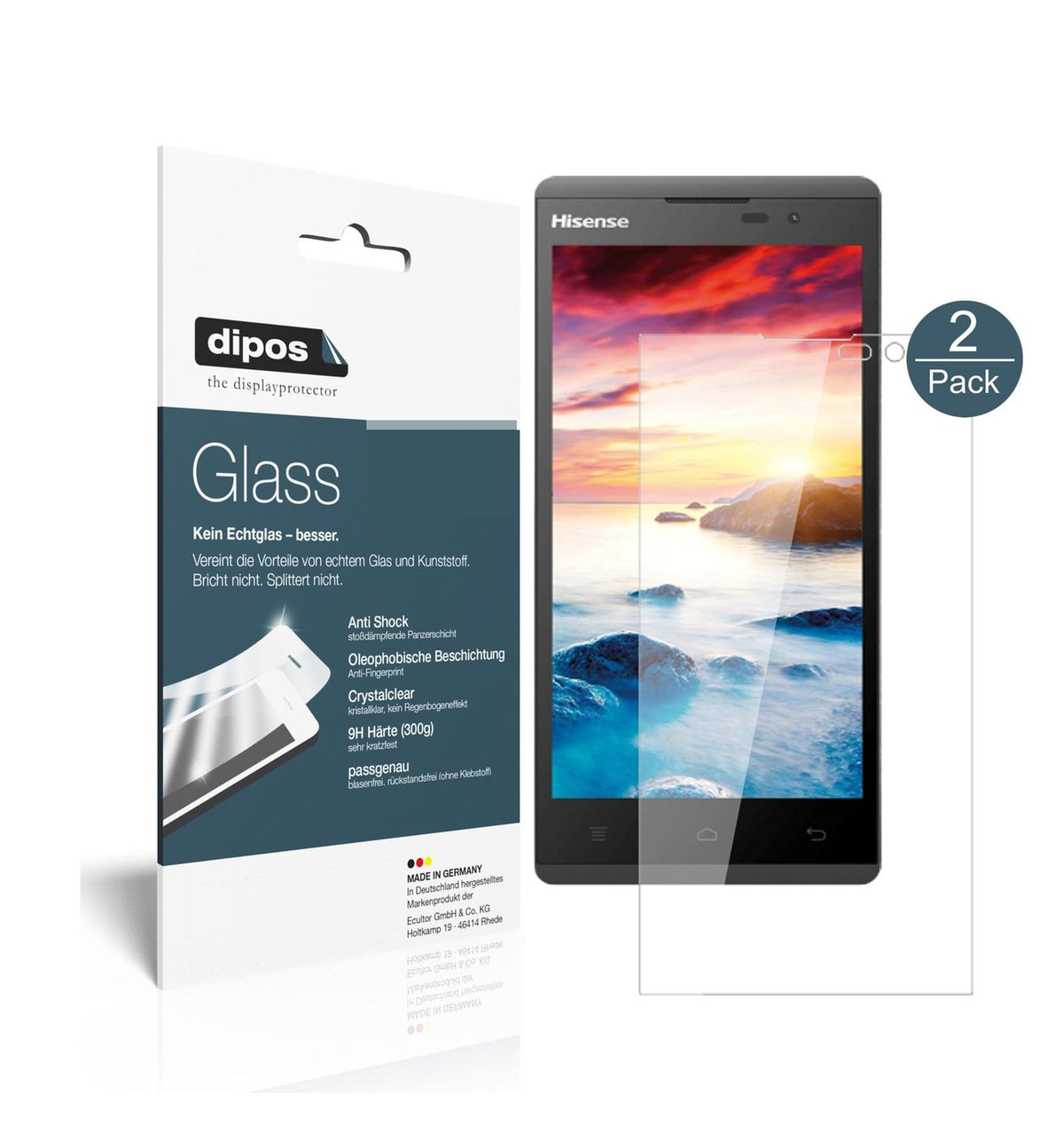 Perfekte Passform und ultimative Qualität: Unser 9H Panzerglas bietet Schutz für Hisense-Sero 5 L691