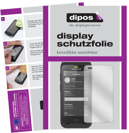1x Schutzfolie klar für Honeywell CT40 Display-Schutzfolie