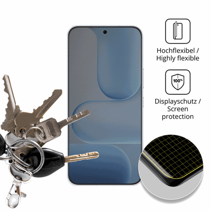 dipos Displayschutz für honor500, mit Blickschutzfilter und perfekter Passform auch für die Rundungen
