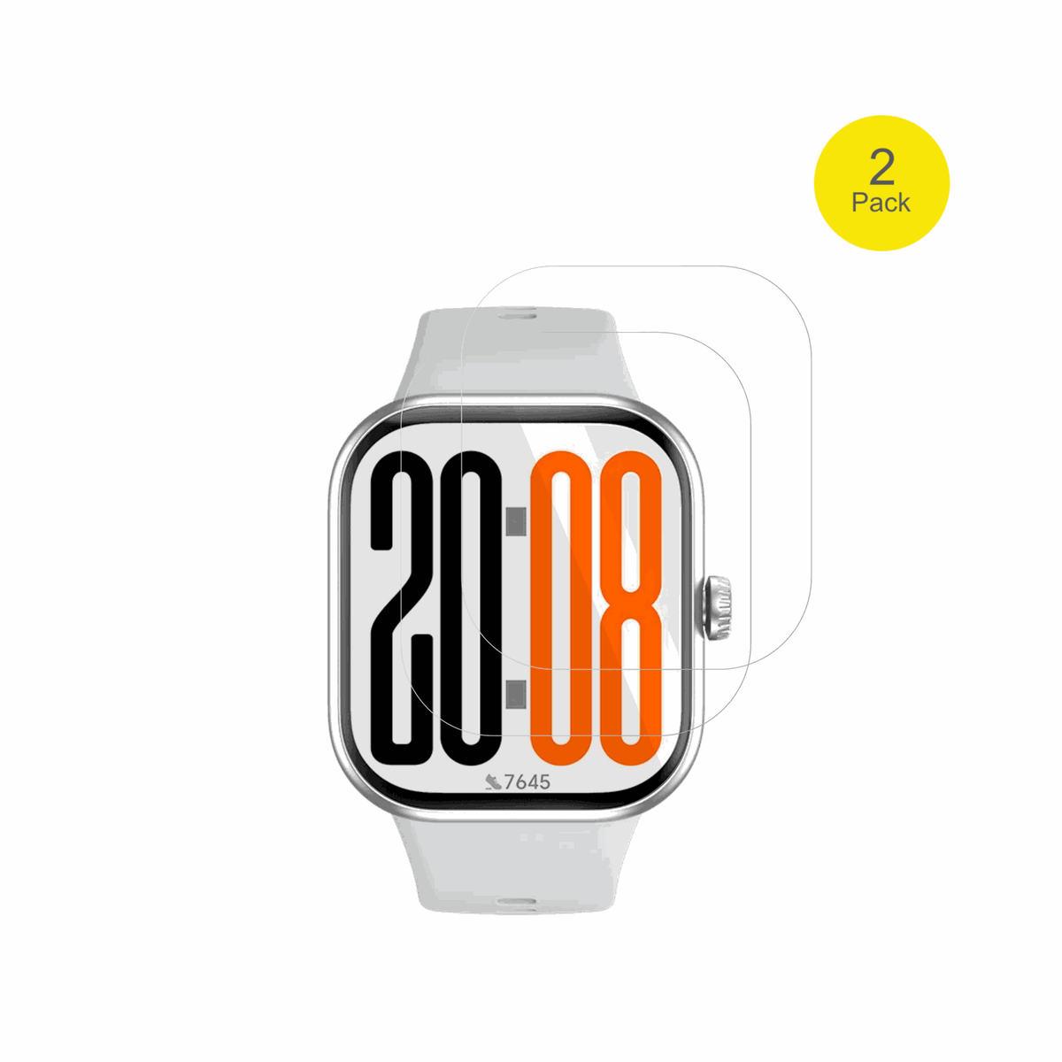 HonorChoice Infowear Watch 2 Pro mit aufgebrachter dipos Displayschutzfolie, glasklare Darstellung ohne Einschränkungen