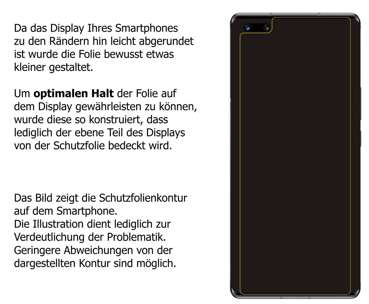 Dünne und klare Folie passend zugeschnitten für Honor Magic 3 Pro