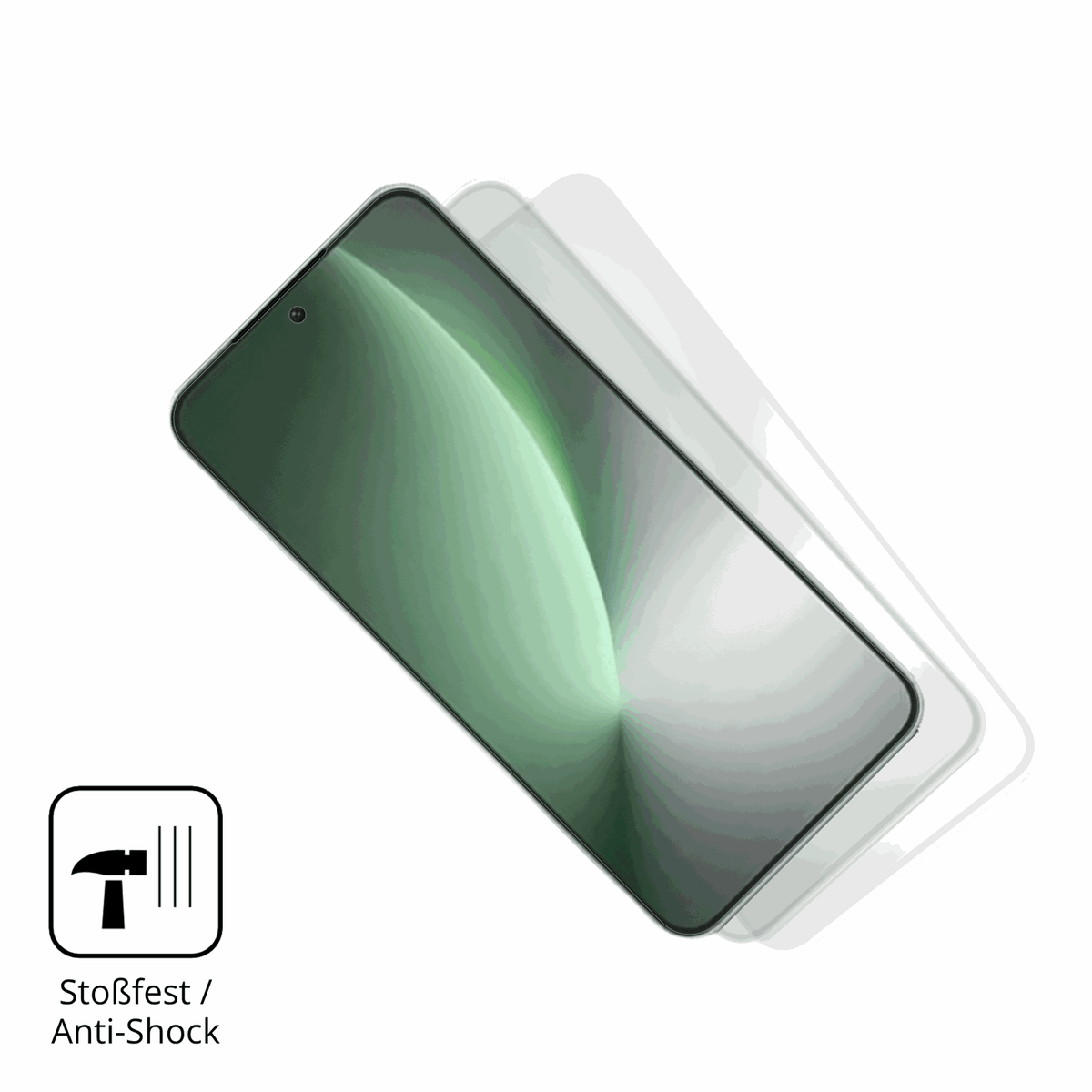 Schutz gegen Kratzer auf dem Honor Magic8 Lite Glas durch Schlüssel, Stöße gegen die Tischkante oder Stürze