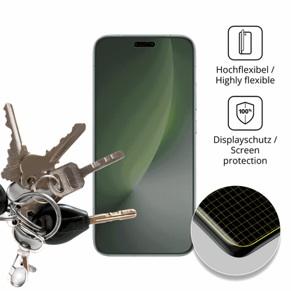 dipos Displayschutz für honormagic 8 pro, mit Blickschutzfilter und perfekter Passform auch für die Rundungen