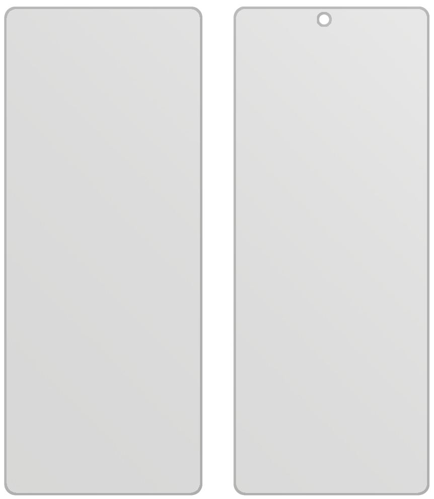 dipos Displayschutz für Honor Magic V, mattierte Oberfläche, geringe Dicke und perfekte Passform