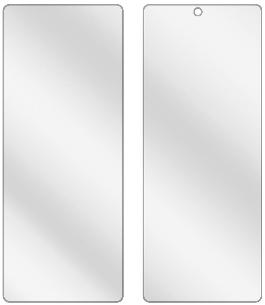 dipos Displayschutz für Honor Magic V, transparente Oberfläche, geringe Dicke und perfekte Passform